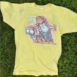 Yellow Graphic Men's T-Shirt